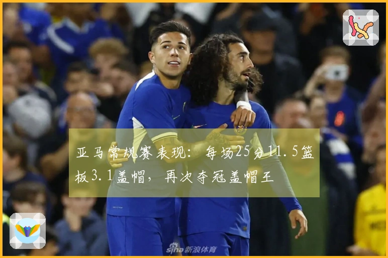 亚马常规赛表现：每场25分11.5篮板3.1盖帽，再次夺冠盖帽王
