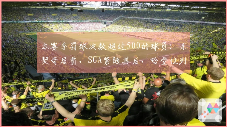 本赛季罚球次数超过500的球员：东契奇居首，SGA紧随其后，哈登位列第七